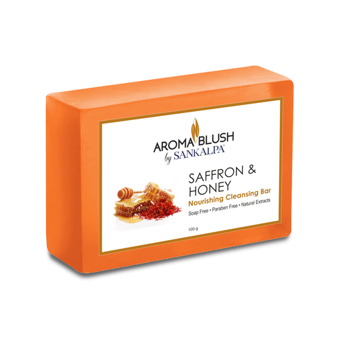Saffron & Honey Soap By Glowing Gardenia Essentials Pvt. Ltd.