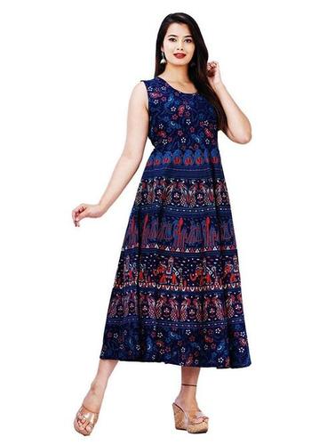 Jaipuri Printed Maxi Dress