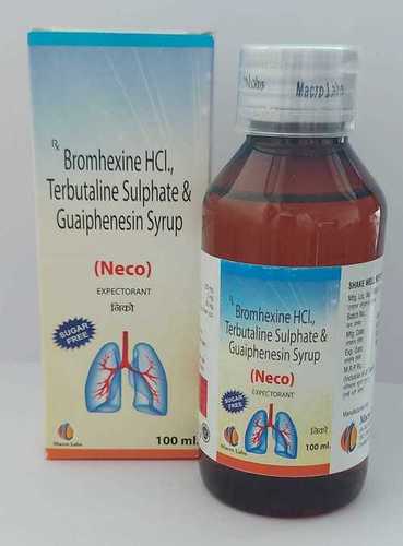 Terbutaline 1.25 mg+ Bromhexine 2 mg+Guaiphenesin 50 mg+Menthol 0.5 mg