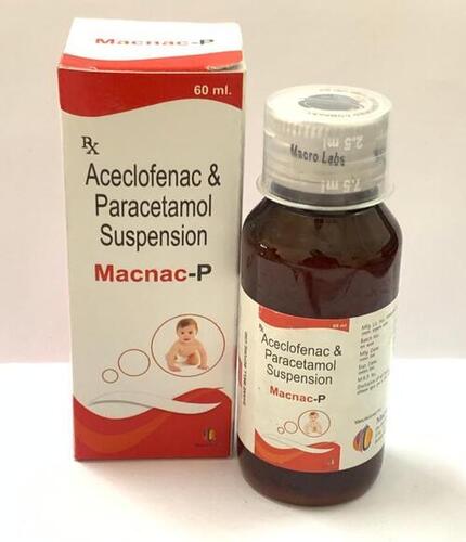 Aceclofenac 50mg paracetamol 125mg Suspension