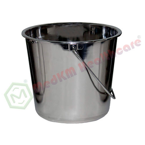 SS Seamless Bucket for hospital