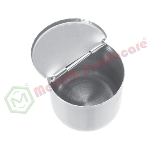 Stainless Steel Ointment Jar By MEDKM HEALTHCARE