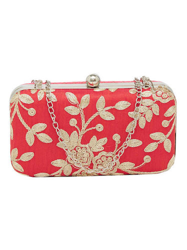 Embroidered Clutch Box