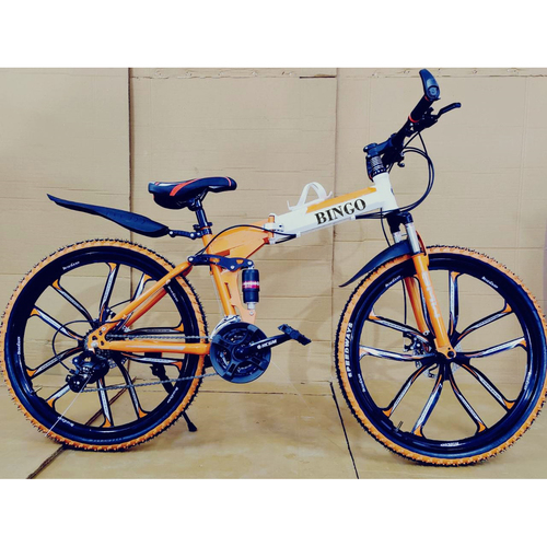 ORANGE 21 GEARS FOLDING CYCLE