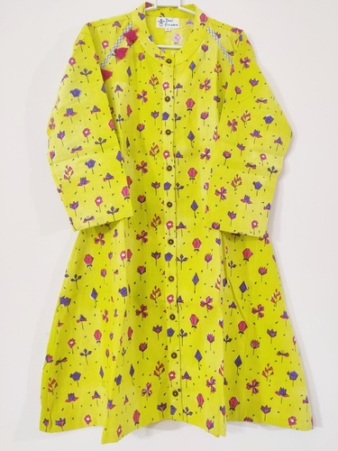 Vibrant Block Printed Kurta