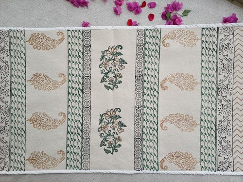 Block Printed Dhurrie