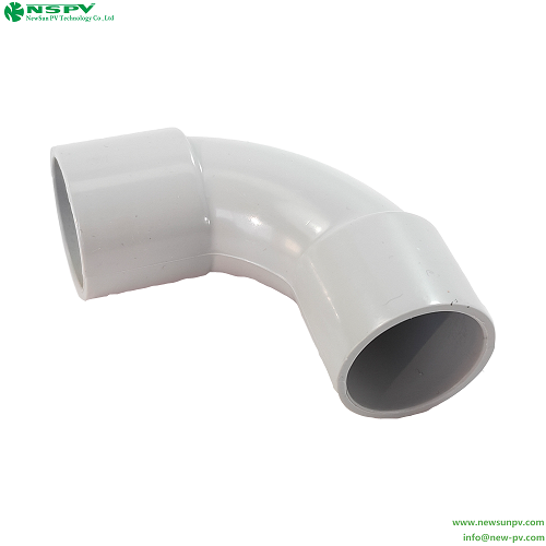 Solid PVC 25mm Elbow PVC Fittings PVC 90 Degree Elbow