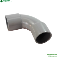 Solid PVC 25mm Elbow PVC Fittings PVC 90 Degree Elbow