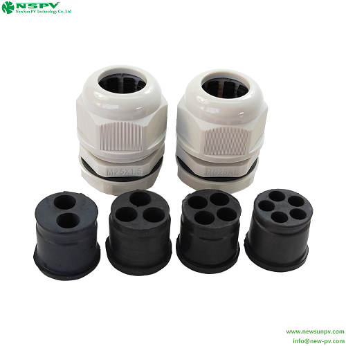 Conduit Cable Gland Types Plain Screwed Adaptor Nylon Flexible m20 Cable Gland 50mm