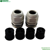 Conduit Cable Gland Types Plain Screwed Adaptor Nylon Flexible m20 Cable Gland 50mm