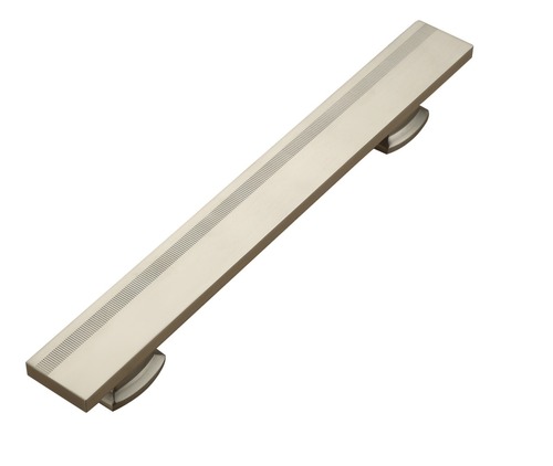 Satin Silver Aluminium Door Handle For Wood Or Glass Door