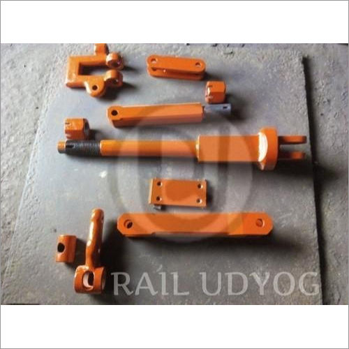 Orange Railway Meter Gauge Coupler