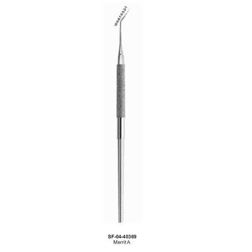 Merrit A - Stainless Steel, 16cm Length, 1cm Handle Diameter | Precise Handling, Ergonomic Grip, Sterilizable, Durable Design