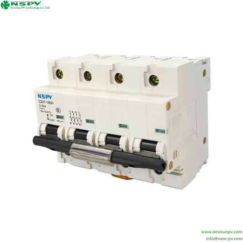 800V AC Circuit Breaker MCB AC Miniature Circuit Breaker In Solar Power System
