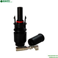 Popular Pv4 Waterproof TUV Solar Cable Connector compatible with mc4 IP67 1000vdc