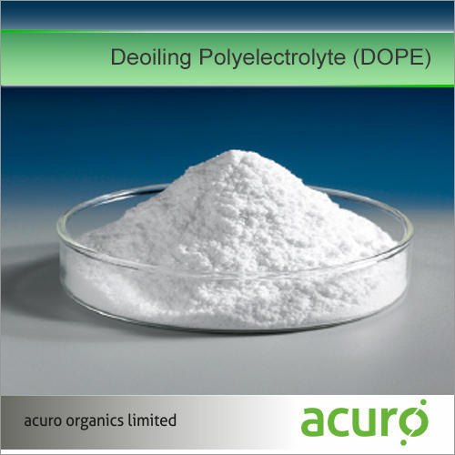 Deoiling Polyelectrolyte