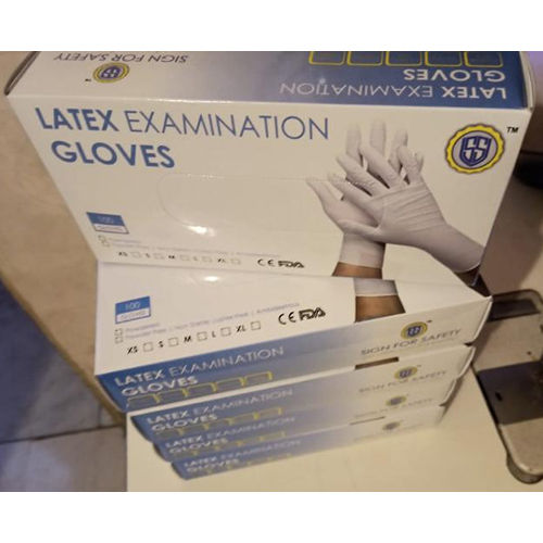 White Latex Gloves