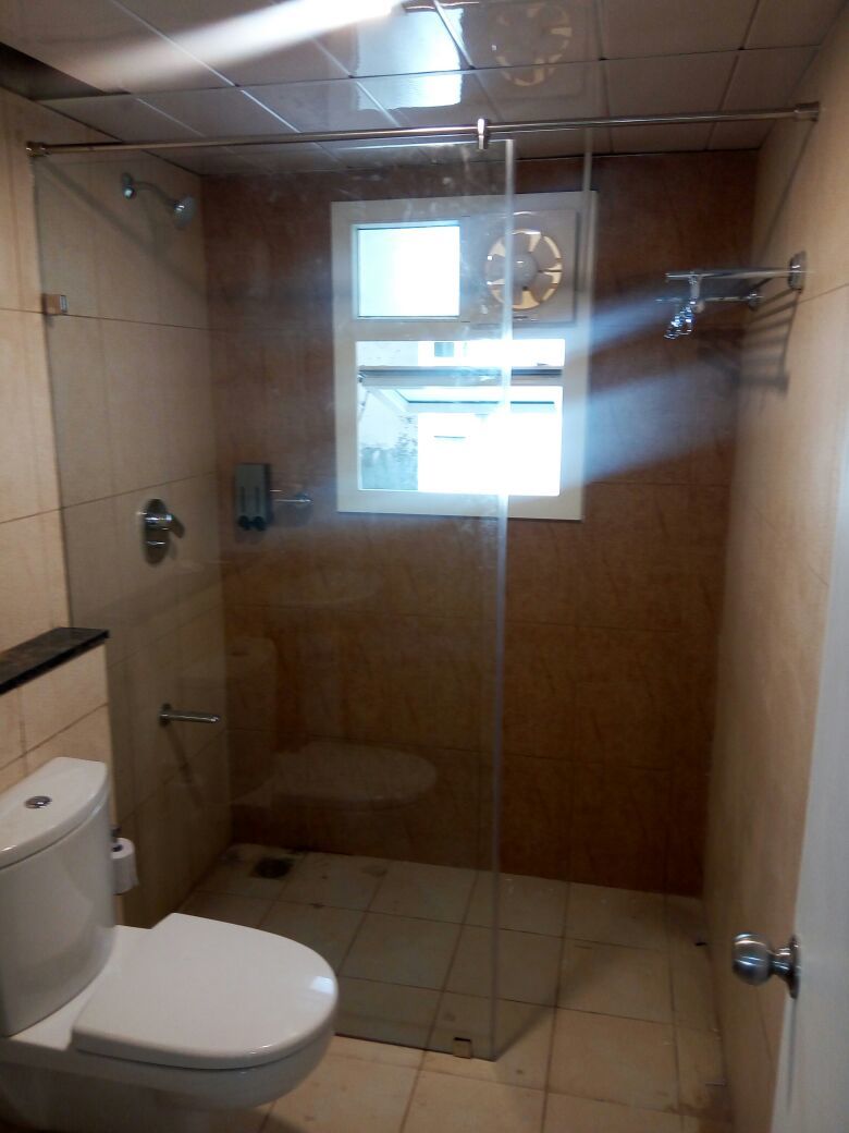 Shower Glass Sliding Partition