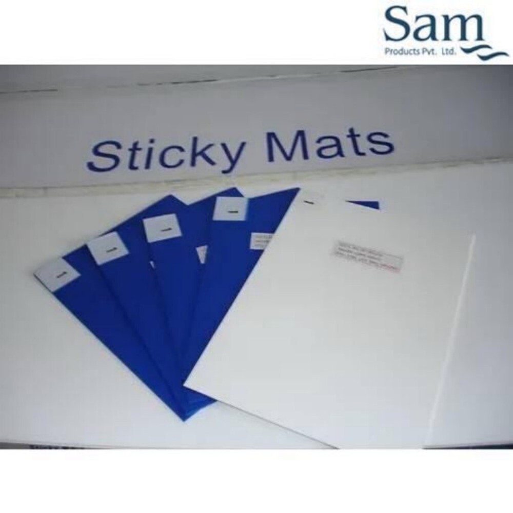Clean Room Sticky Mat - Low Density Polymeric Sheet Material, Abrasion Resistant , Anti-Static for Industrial Use