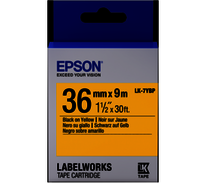 LK-7YBP 36MM B/Y Label Tape