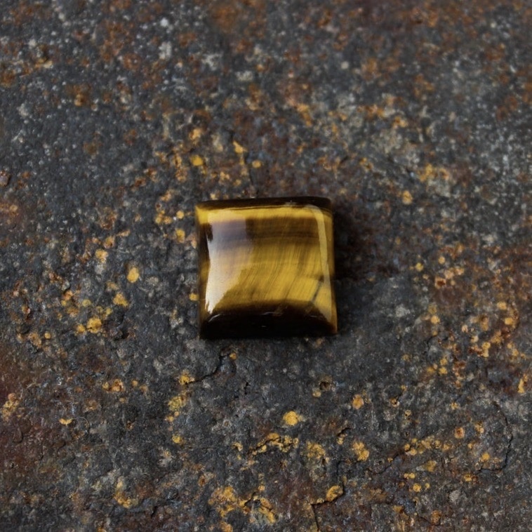 6mm Tiger Eye Square Cabochon Loose Gemstones