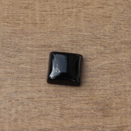 3mm Black Onyx Square Cabochon Loose Gemstones