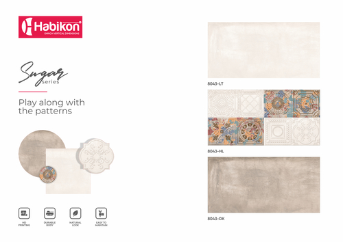 Cream Stylish Digital Interior Wall Tiles