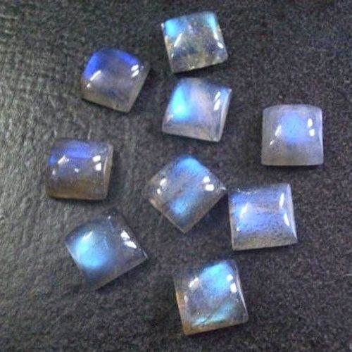 7mm Labradorite Square Cabochon Loose Gemstones