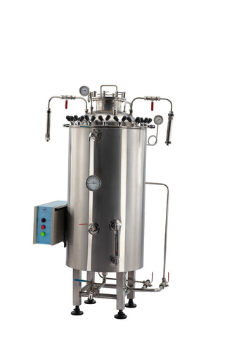Steri Semi automatic vertical cylindrical Steam Sterilizer
