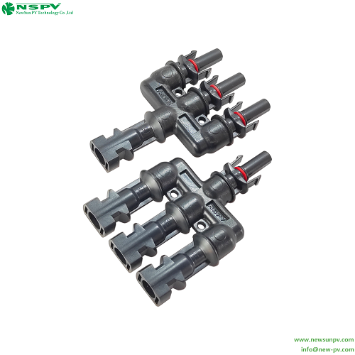 IP67 Waterproof 3 to 1 Solar Branch Connectors 1000VDC 30A PV4.0 Branch Connectors