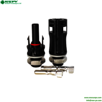 NSPV Hot Sale PV4.0 Solar Panel Connectors 1500VDC Long Type IP67 Waterproof PV Panel Connectors