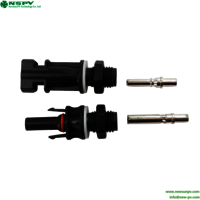 NSPV Hot Sale PV4.0 Solar Panel Connectors 1500VDC Long Type IP67 Waterproof PV Panel Connectors
