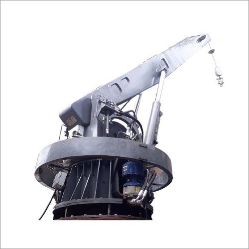 5-6.5 Fixed Boom Marine Crane Application: Warehouse