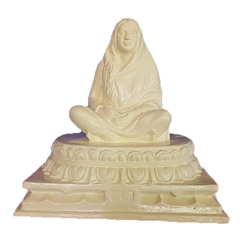 Fiberglass Maa Sarada Devi Statue - Color: White