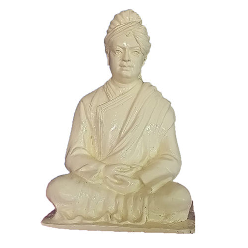 Fiberglass Swami Vivekananda Statue - Color: White