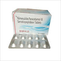 Nimesulide Paracetamol and Serrationpeptidase Tablets