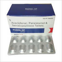 Aceclofenac Paracetamol and Serratiopeptidase Tablets