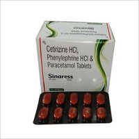 Cetirizine HCI Phenylephrine HCI Paracetamol Tablets