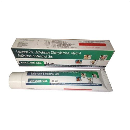 Linseed Oil Diclofenac Diethylamine Methyl Salicylate & Menthol Gel Gel Application: Treat Pain, Price 75 INR/Box | ID:
