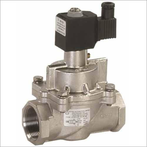 2-Way Pilot Operated Solenoid Valve - Application: Industrial