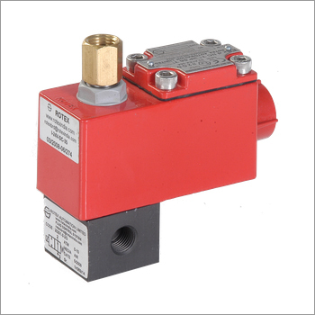 2 Way Normally Open Solenoid Valve - Color: Red & Black