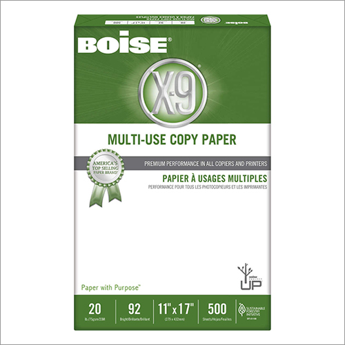 11 inch x 17 inch, 20lb, 92-Bright, 5 Reams of 500 Sheets Boise X-9 Multipurpose Paper