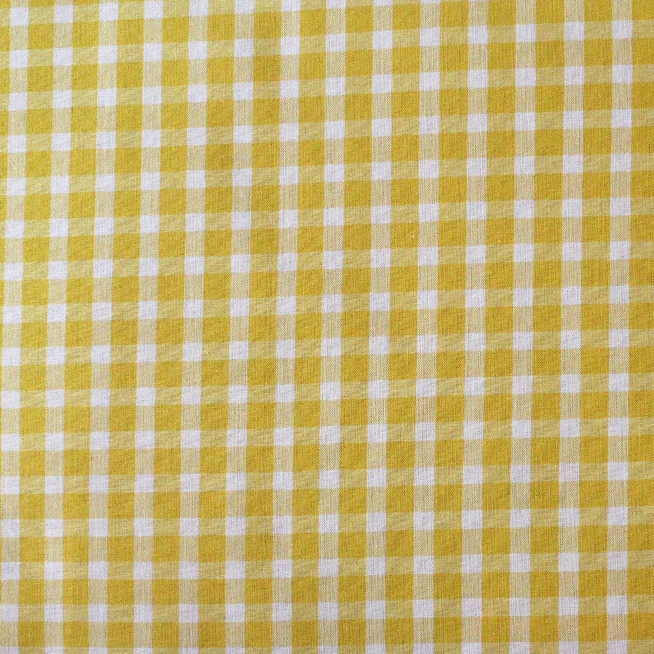 Checked Bamboo Muslin Fabric Dobby