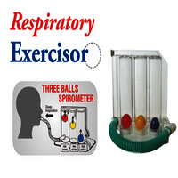 Spirometer 3-Ball Respiratory Exerciser