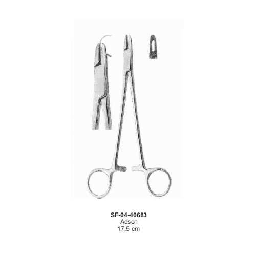 Adson Instruments - Stainless Steel 17.5 cm, Ring Handle, Sharp Tip | Precise Grip, Tissue Handling, Surgical Precision, Smooth Jaws, Autoclavable