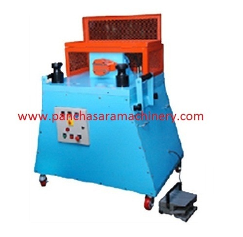 Blue And Green Scaffolding Pipe Straightening Machine