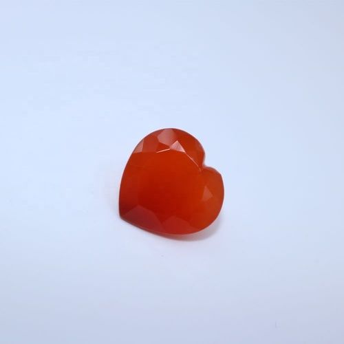 4mm Carnelian Faceted Heart Loose Gemstones