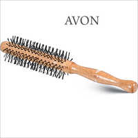 Wooden Hair Brush - Wooden & Synthetic Bristles, Brown & Black Colors | Unisex Design, Lightweight For Household & Commercial Use