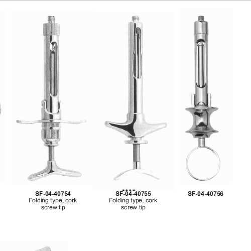 Folding type/Cork screw tip