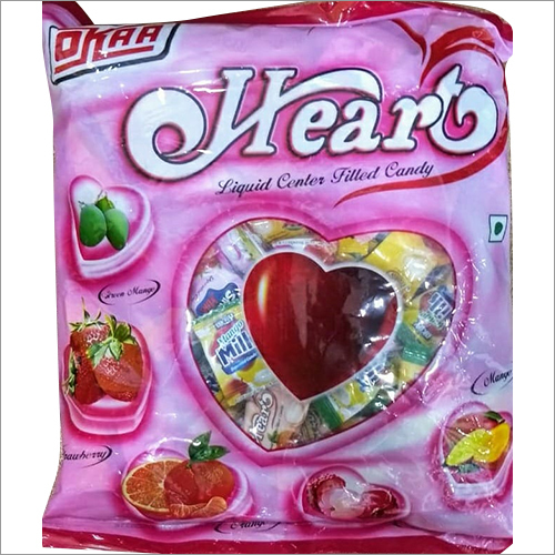 Heart Liquid Centre Filled Candy